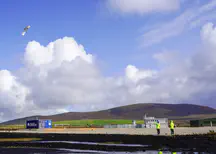 Kitepower operating at RWE’s airborne wind energy test center in Bangor Erris, Ireland.