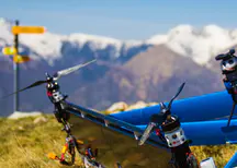 Skypull AWES demonstrator in the Alps.